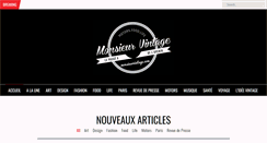 Desktop Screenshot of monsieurvintage.com